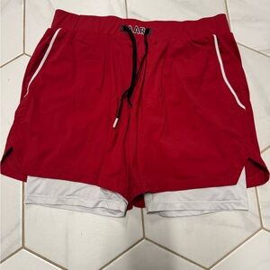 Red Men's Shorts